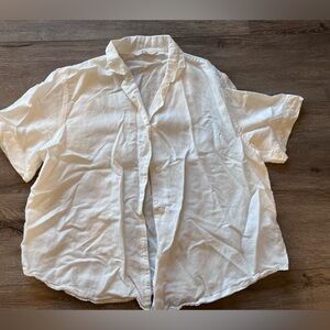 Uniqlo Classic White Button Down Shirt